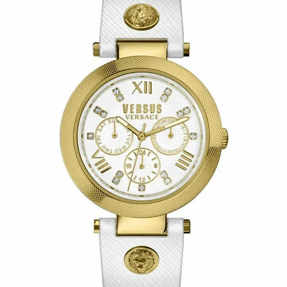 Versace Versus Registered Diamond White Gold Watch Versus by Versace VSPOQ0618 Fire Island White Dial Silicone  main image 3
